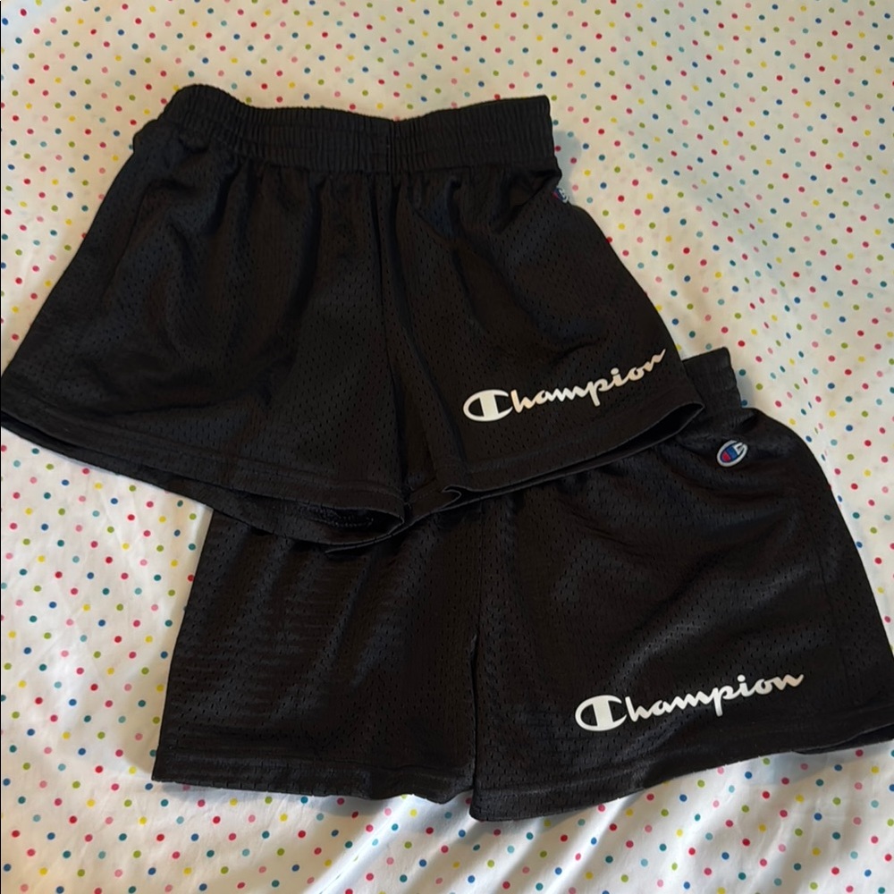 Champion Black Athletic Shorts (2) EUC